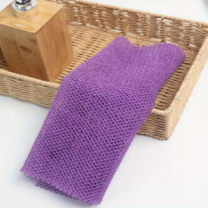 3 Pieces African Exfoliating Net Bath Sponge Shower Body Scrubber