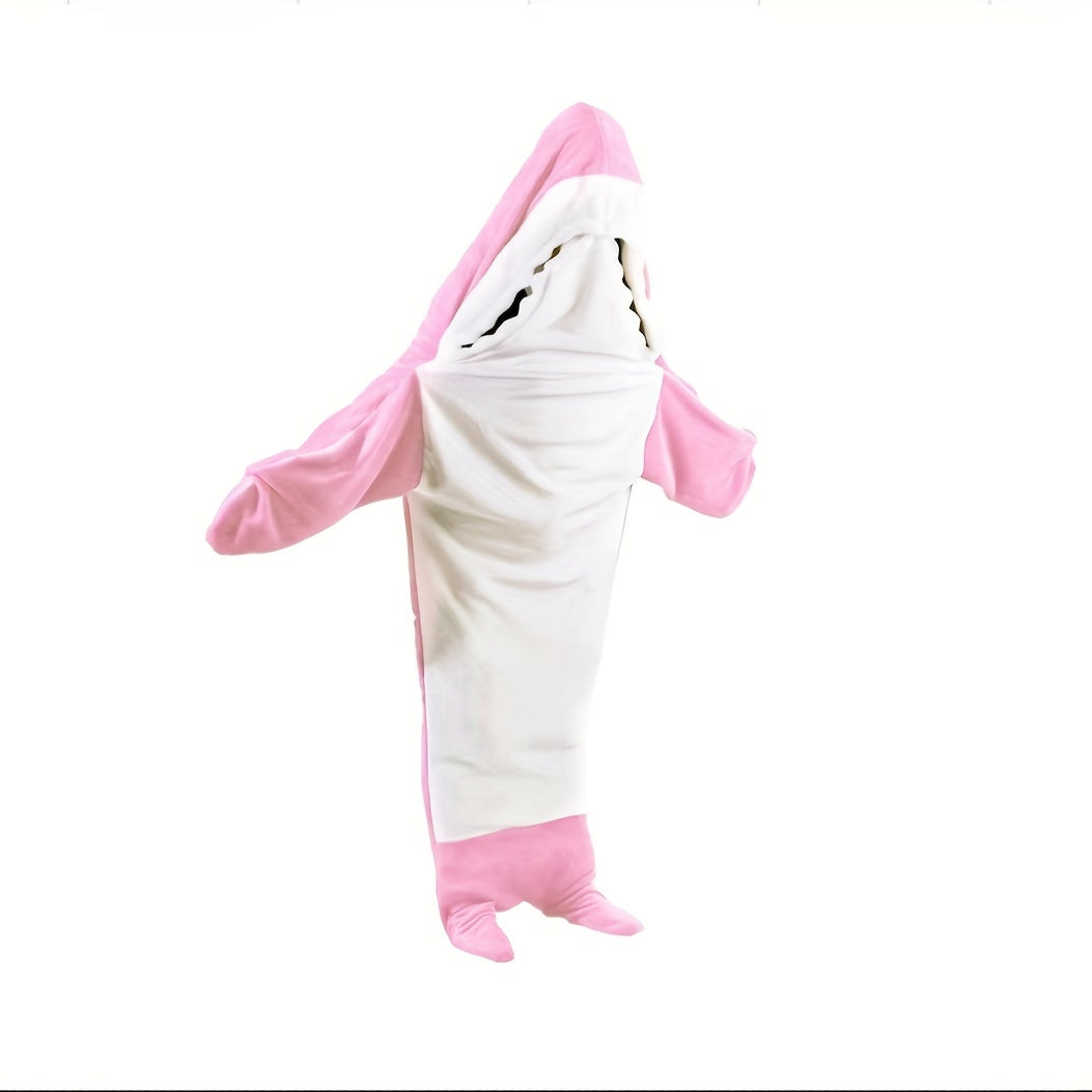 Shark Blanket Hoodie Onesie Wearable Blanket Sleeping Bag