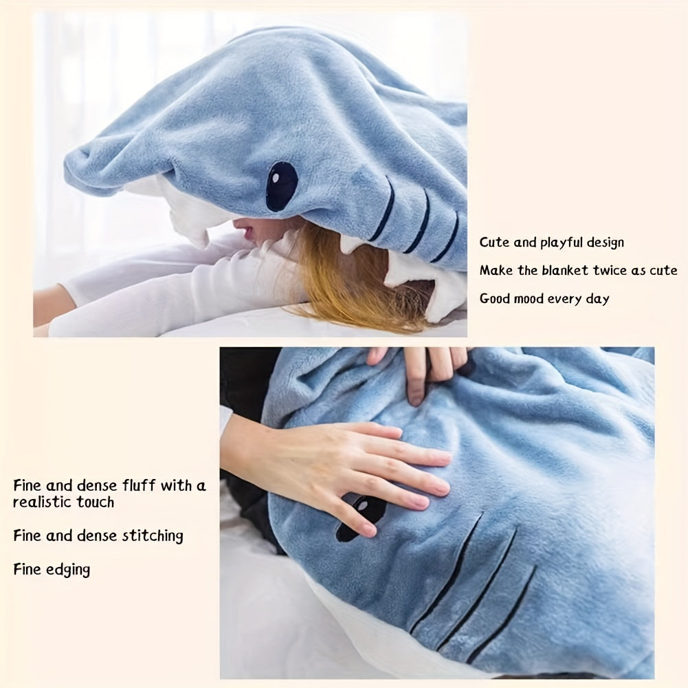 Shark Blanket Hoodie Onesie Wearable Blanket Sleeping Bag