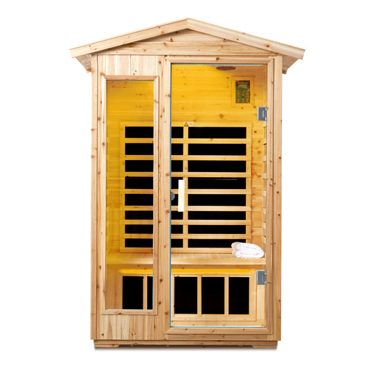 2 Person Outdoor Infrared Sauna | New Upgraded