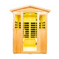 Four Person Basswood Far-infrared Outdoor Sauna Room