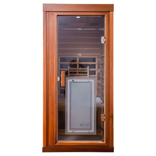 One Person Far Infrared Sauna Red Cedar Indoor Sauna Room