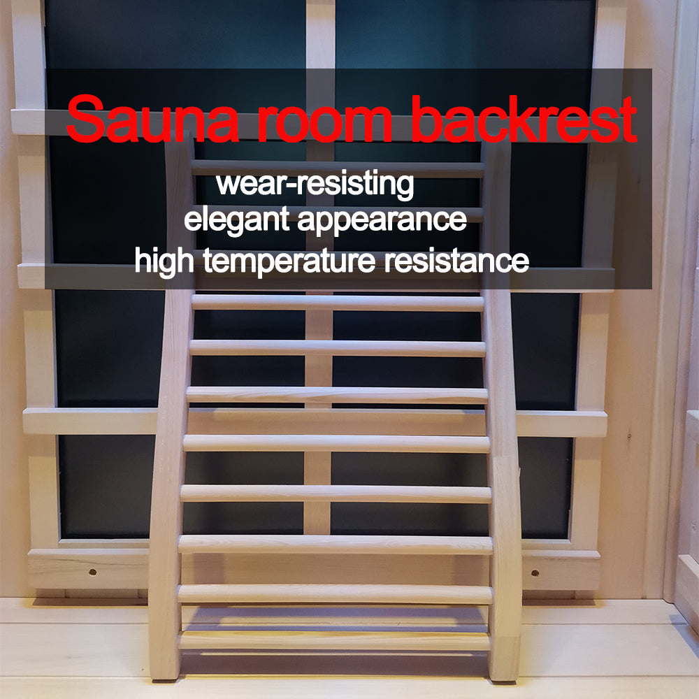 Hemlock Round Stick Sauna Backrest