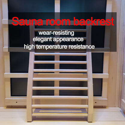 Hemlock Round Stick Sauna Backrest