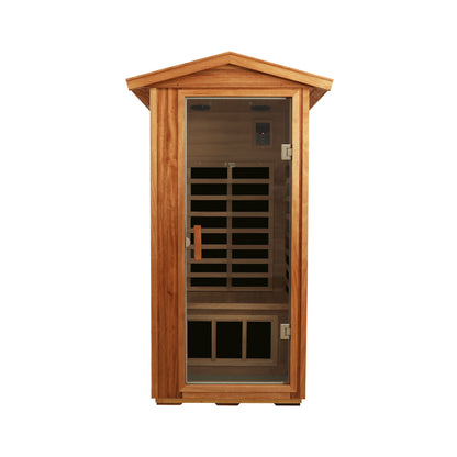 One People Outdoor Okoume Wood Far Infrared Sauna Room