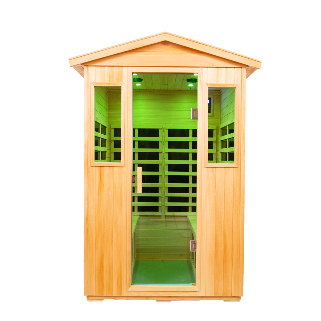 Four Person Basswood Far-infrared Outdoor Sauna Room