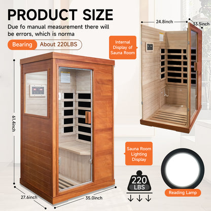 Infrared Sauna Room Single Room