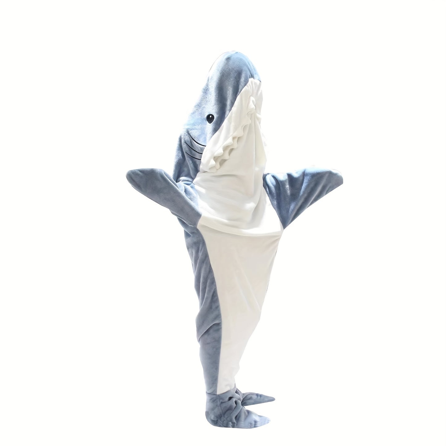 Shark Blanket Hoodie Onesie Wearable Blanket Sleeping Bag