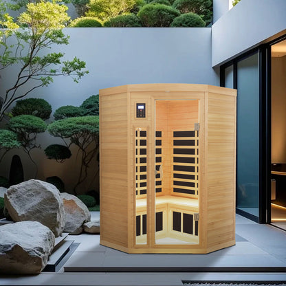 Hemlock Pentagonal Far Infrared Sauna Room For 2 Person