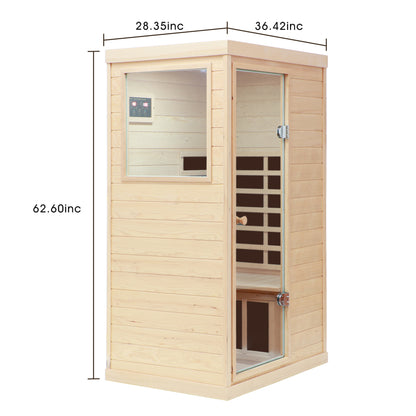 Portable Sauna Box for Home, Personal SPA Steam Sauna with 5 epoxy plates