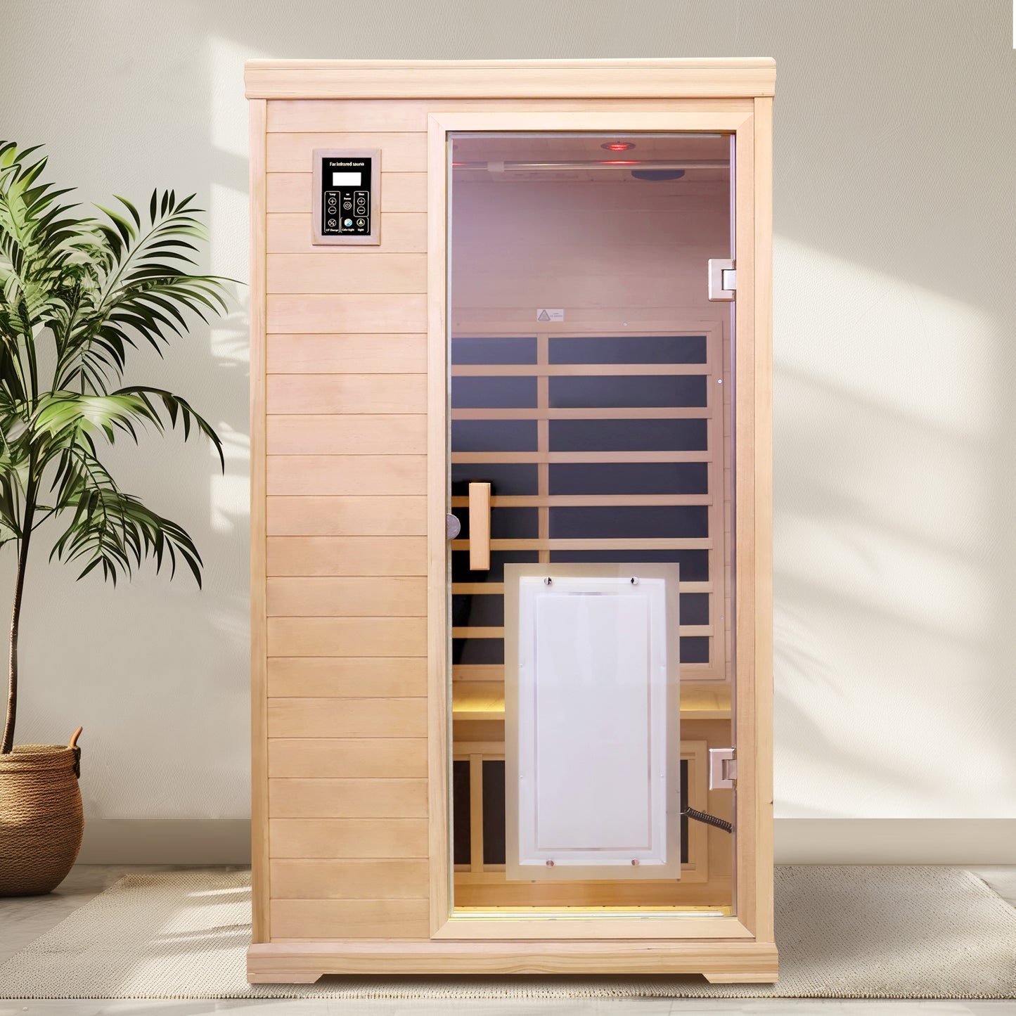 Hemlock One-person Far Infrared Roof Embedded Indoor Sauna Room