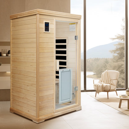 Hemlock One-person Far Infrared Roof Embedded Indoor Sauna Room