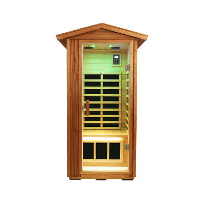 One People Outdoor Okoume Wood Far Infrared Sauna Room